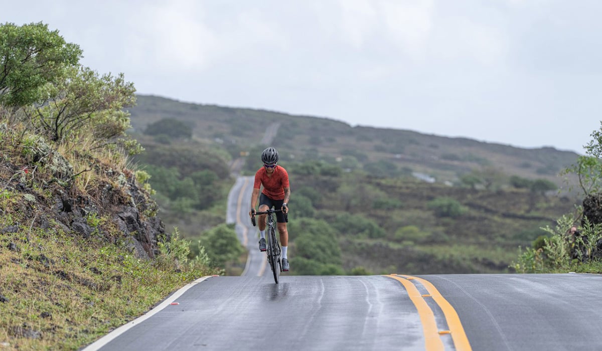 Cycling on the road